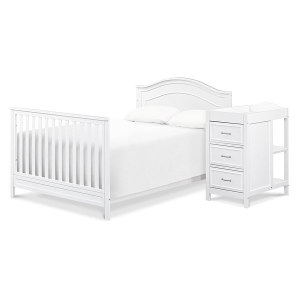 DaVinci Charlie 4in1 Convertible Crib and Changer with Storage